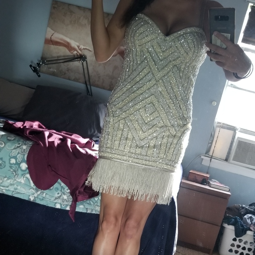 Aidan Mattox sequin dress